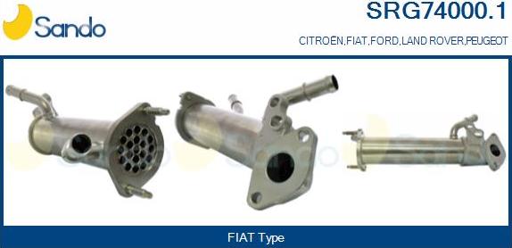 Sando SRG74000.1 - Jäähdytin,pakokaasukierrätys inparts.fi