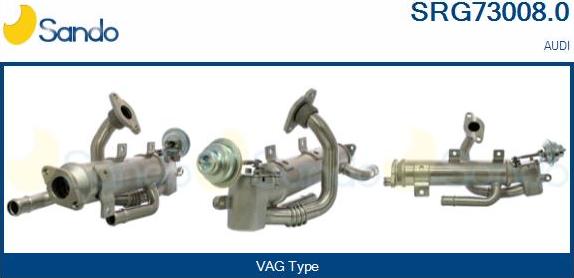 Sando SRG73008.0 - Jäähdytin,pakokaasukierrätys inparts.fi