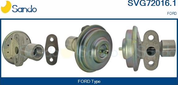 Sando SVG72016.1 - Venttiili, pakokaasun kierrätys inparts.fi