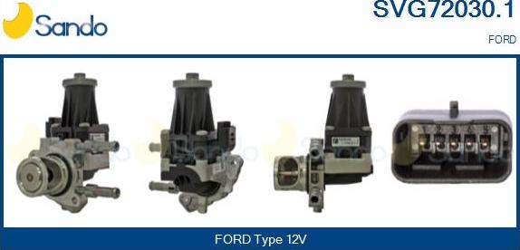 Sando SVG72030.1 - Venttiili, pakokaasun kierrätys inparts.fi