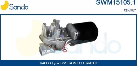 Sando SWM15105.1 - Pyyhkijän moottori inparts.fi