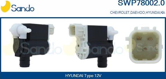 Sando SWP78002.0 - Pesunestepumppu, lasinpesu inparts.fi