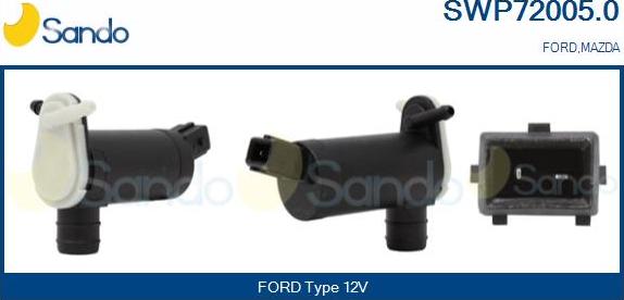 Sando SWP72005.0 - Pesunestepumppu, lasinpesu inparts.fi