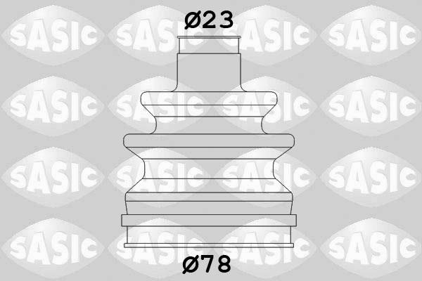 Sasic 9004502 - Paljekumi, vetoakseli inparts.fi