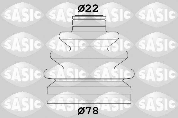 Sasic 9004657 - Paljekumi, vetoakseli inparts.fi