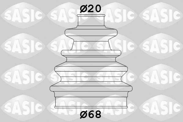 Sasic 9004635 - Paljekumi, vetoakseli inparts.fi