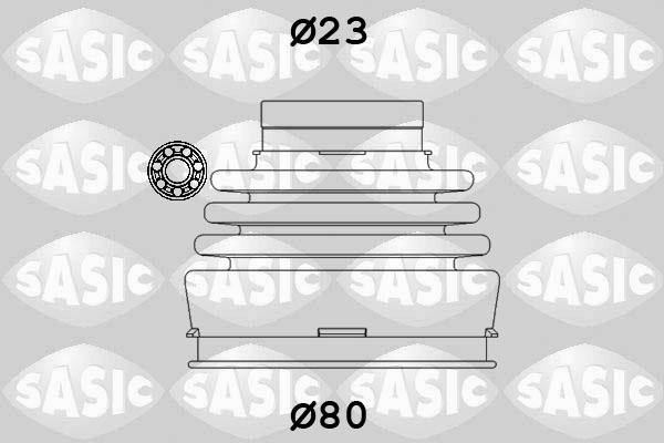 Sasic 9004630 - Paljekumi, vetoakseli inparts.fi