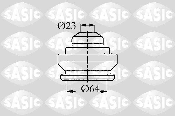 Sasic 9004625 - Paljekumi, vetoakseli inparts.fi