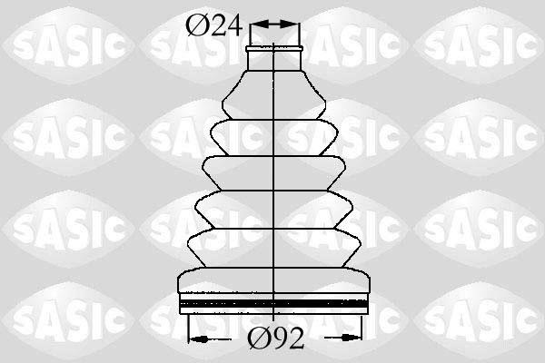 Sasic 9004725 - Paljekumi, vetoakseli inparts.fi