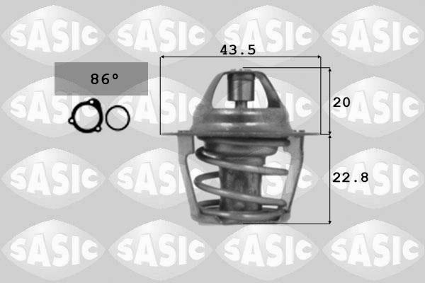 Sasic 9000106 - Termostaatti, jäähdytysneste inparts.fi