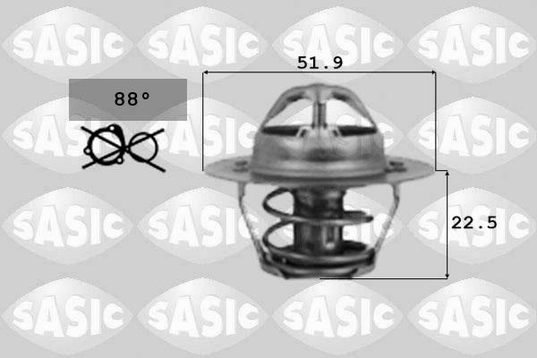 Sasic 9000124 - Termostaatti, jäähdytysneste inparts.fi