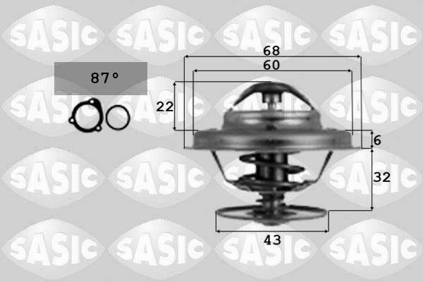 Sasic 9000367 - Termostaatti, jäähdytysneste inparts.fi