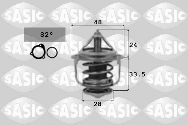 Sasic 9000317 - Termostaatti, jäähdytysneste inparts.fi