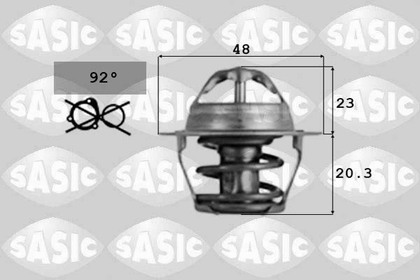 Sasic 9000389 - Termostaatti, jäähdytysneste inparts.fi