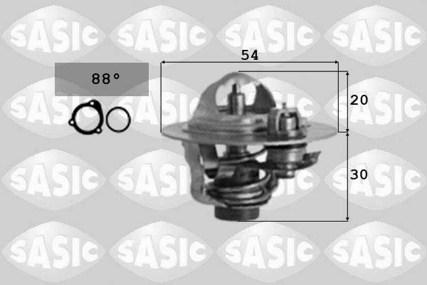 Sasic 9000298 - Termostaatti, jäähdytysneste inparts.fi