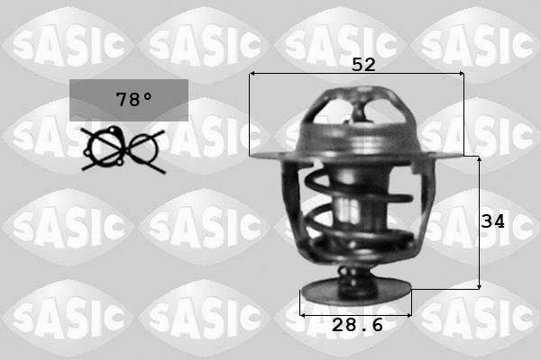 Sasic 9000237 - Termostaatti, jäähdytysneste inparts.fi