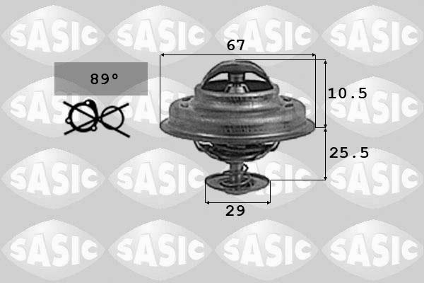 Sasic 9000741 - Termostaatti, jäähdytysneste inparts.fi