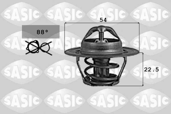 Sasic 9000742 - Termostaatti, jäähdytysneste inparts.fi