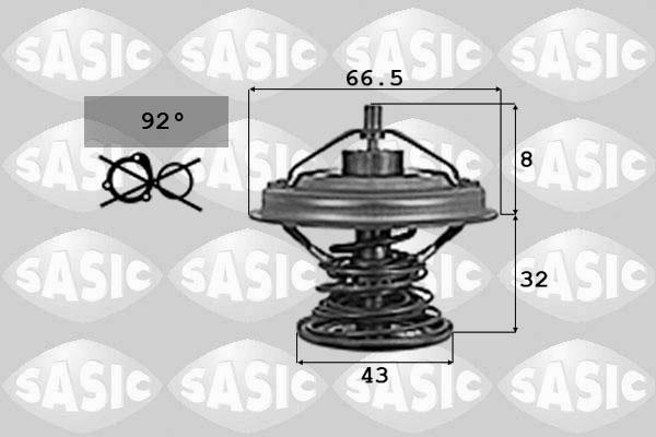 Sasic 9000701 - Termostaatti, jäähdytysneste inparts.fi