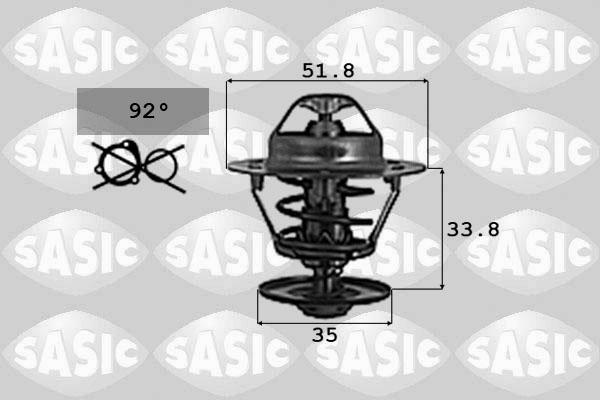 Sasic 9000713 - Termostaatti, jäähdytysneste inparts.fi