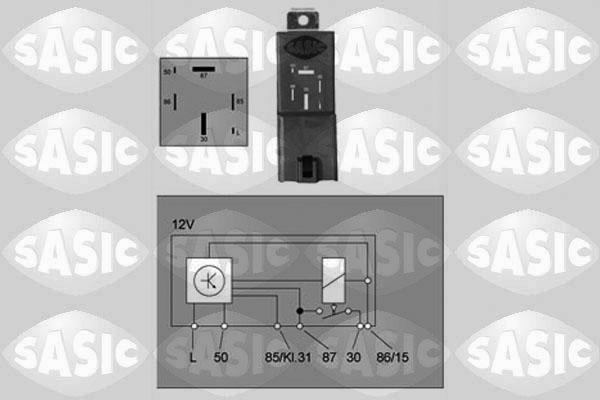 Sasic 9316011 - Rele, hehkutuslaitos inparts.fi