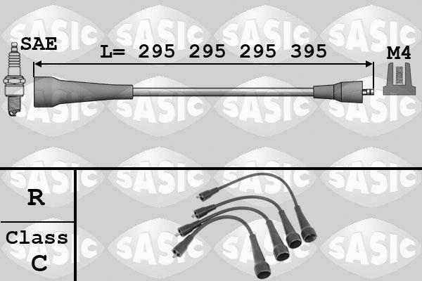 Sasic 9284001 - Sytytysjohtosarja inparts.fi