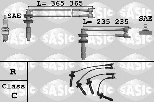 Sasic 9284015 - Sytytysjohtosarja inparts.fi