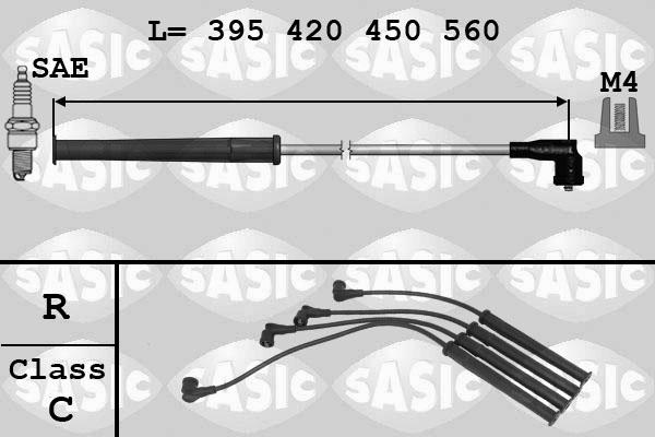 Sasic 9284011 - Sytytysjohtosarja inparts.fi