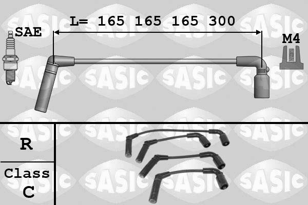 Sasic 9286055 - Sytytysjohtosarja inparts.fi