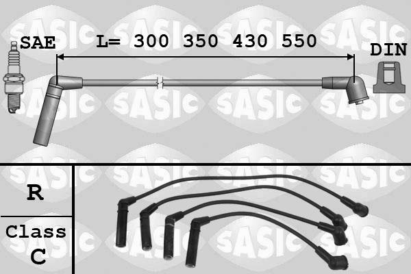 Sasic 9286007 - Sytytysjohtosarja inparts.fi