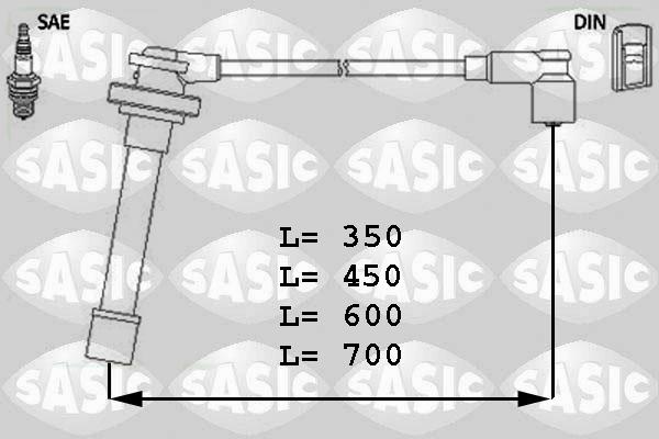 Sasic 9286011 - Sytytysjohtosarja inparts.fi