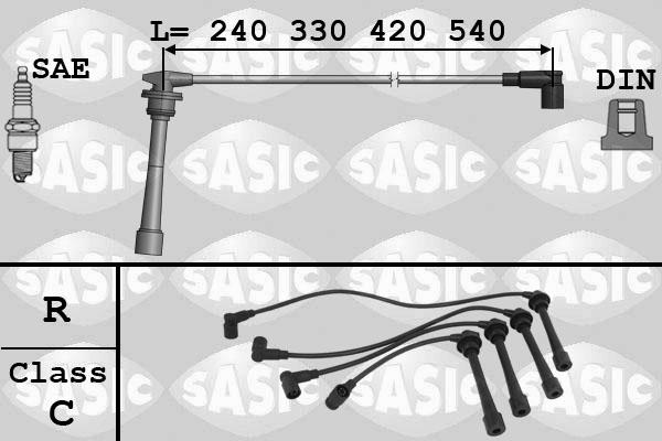 Sasic 9286018 - Sytytysjohtosarja inparts.fi