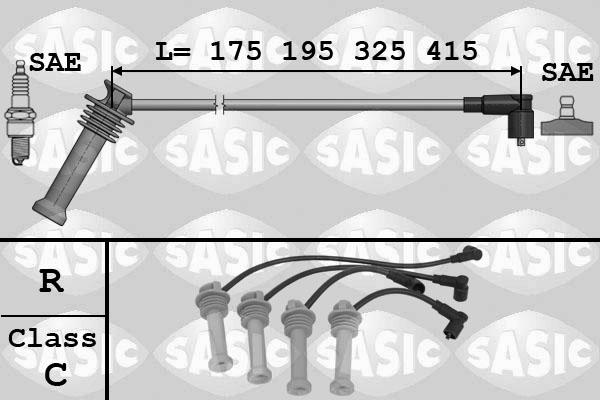 Sasic 9286031 - Sytytysjohtosarja inparts.fi