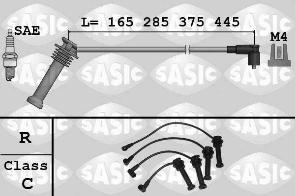 Sasic 9286079 - Sytytysjohtosarja inparts.fi