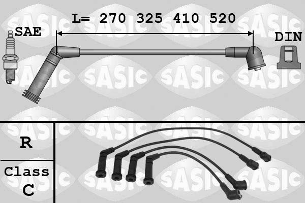 Sasic 9286077 - Sytytysjohtosarja inparts.fi