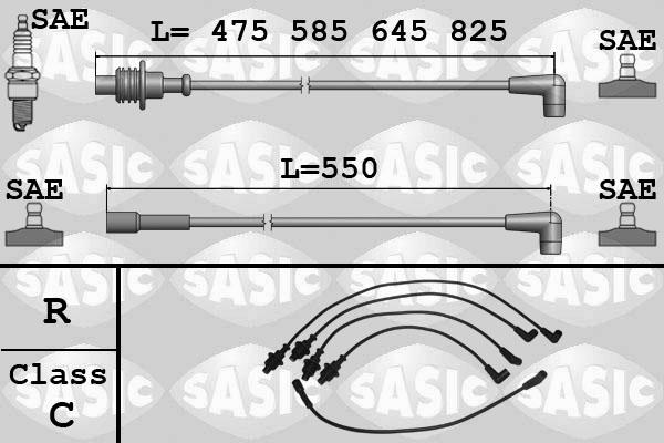 Sasic 9280005 - Sytytysjohtosarja inparts.fi