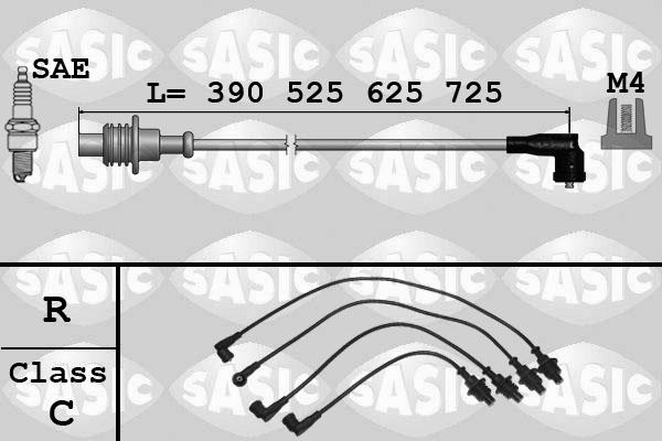 Sasic 9280001 - Sytytysjohtosarja inparts.fi