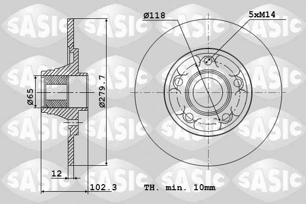 Sasic 4004307J - Jarrulevy inparts.fi