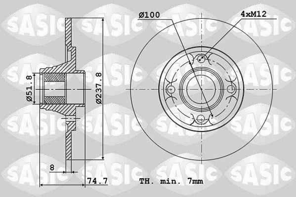 Sasic 4004287J - Jarrulevy inparts.fi