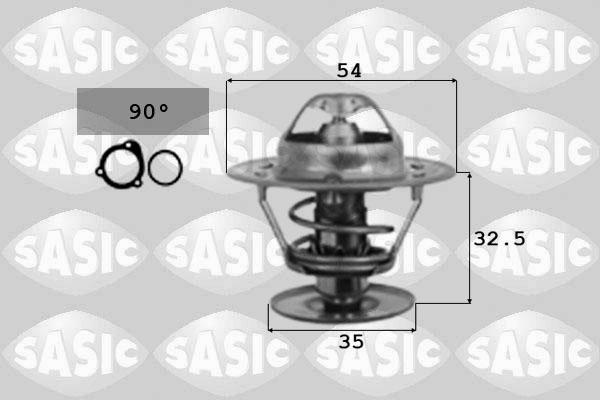 Sasic 4000374 - Termostaatti, jäähdytysneste inparts.fi