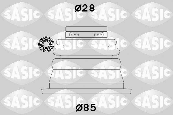 Sasic 4003451 - Paljekumi, vetoakseli inparts.fi