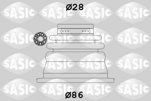 Sasic 4003464 - Paljekumi, vetoakseli inparts.fi