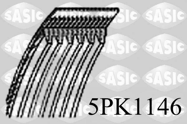 Sasic 5PK1146 - Moniurahihna inparts.fi