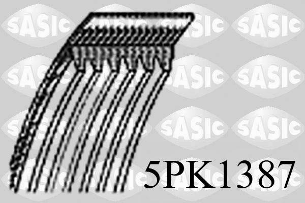 Sasic 5PK1387 - Moniurahihna inparts.fi