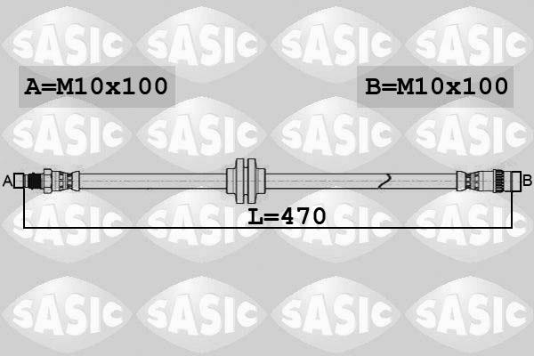 Sasic 6604042 - Jarruletku inparts.fi