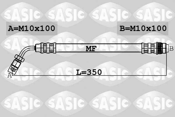 Sasic 6604019 - Jarruletku inparts.fi