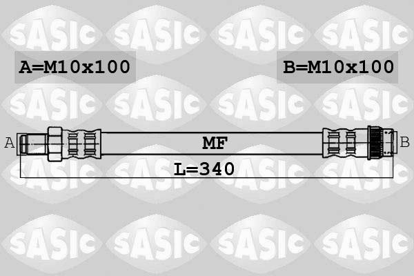 Sasic 6604011 - Jarruletku inparts.fi