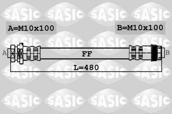 Sasic 6604029 - Jarruletku inparts.fi