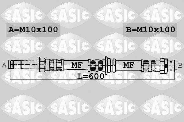 Sasic 6606095 - Jarruletku inparts.fi