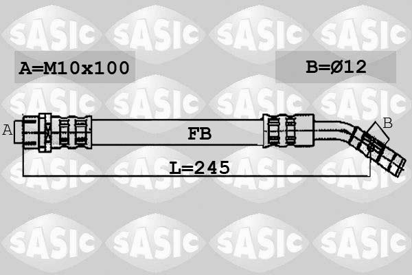 Sasic 6606062 - Jarruletku inparts.fi